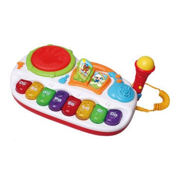 Juguetes de juguete de música eléctrica con micrófono (h0001222)